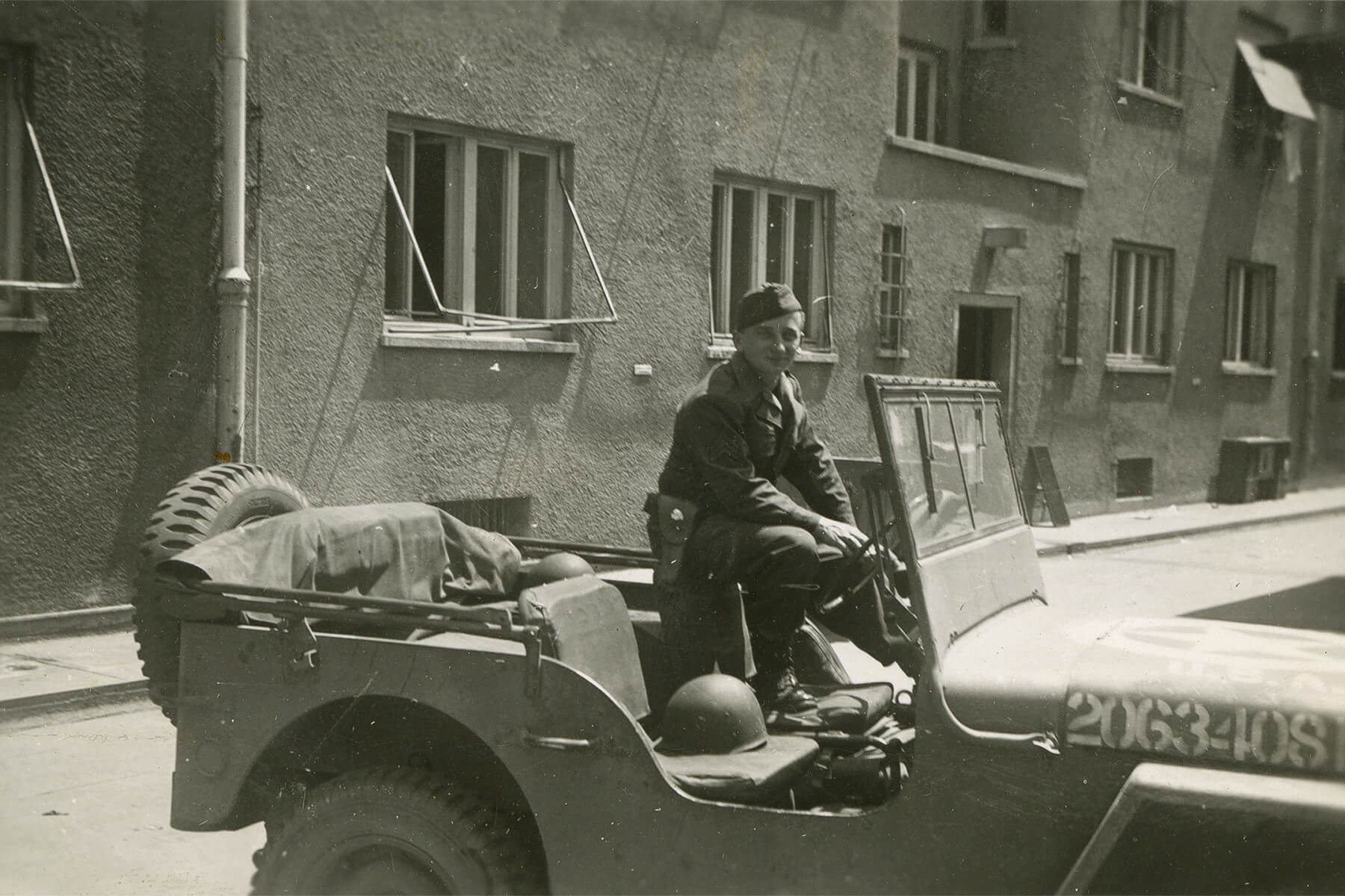 Ben Ferencz, Munich, Germany. 1945.