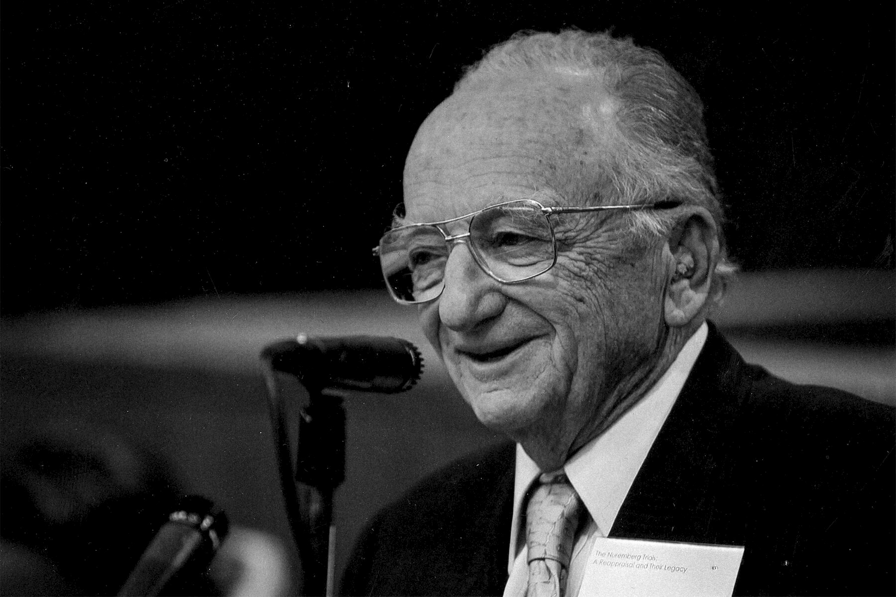 Ben Ferencz, Cardozo Law School. March 29, 2005.