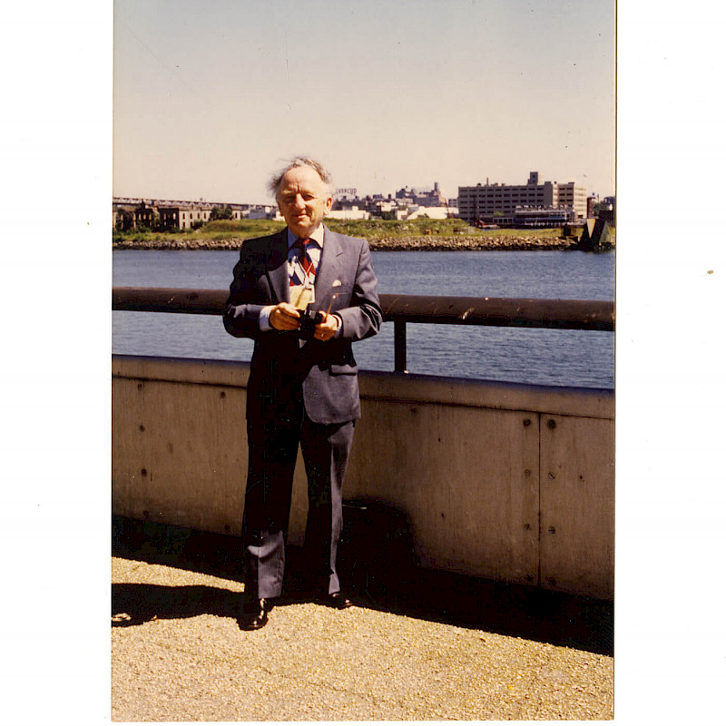 Ben by the East River, fall 1987