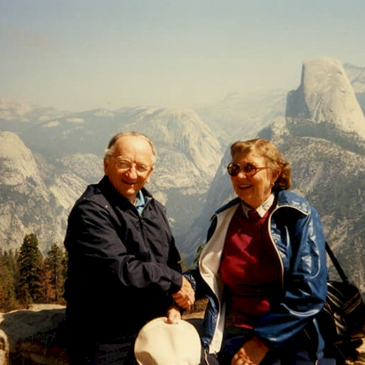 Ben and Gertrude at Yosemite, September 1987