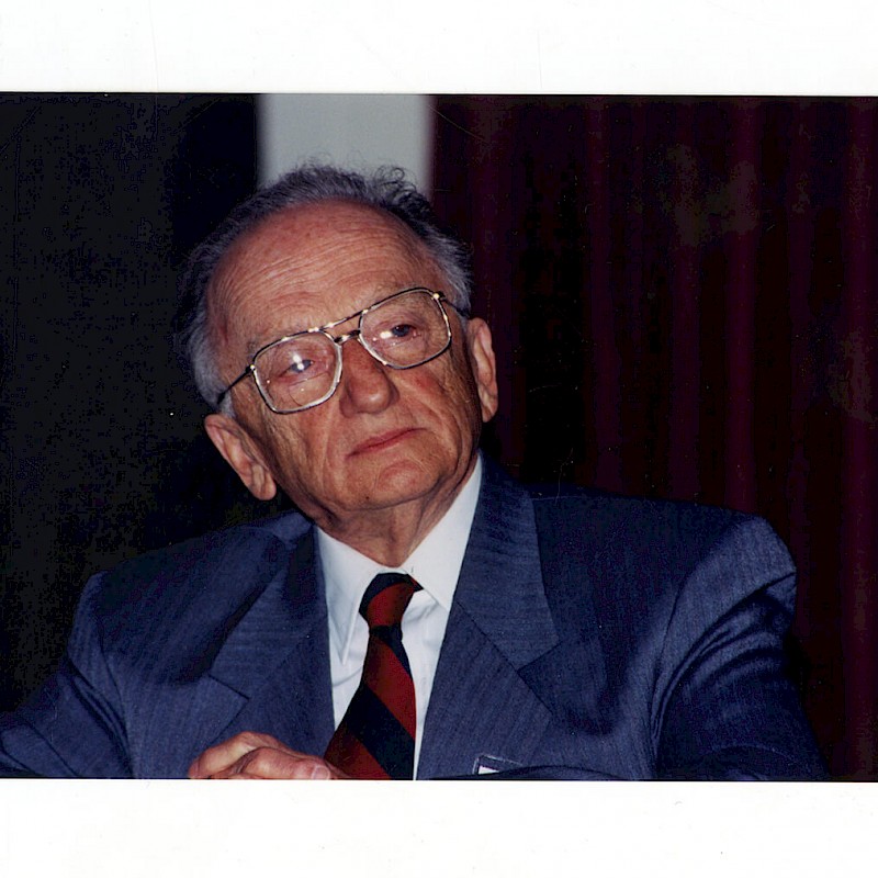 Ben at a Nuremberg reunion, 1996