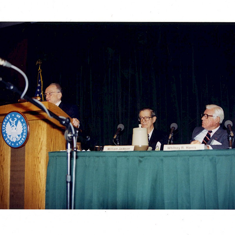 Ben at a conference at The Library of Congress, Washington, D.C., 1996