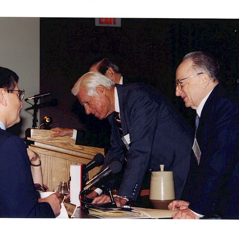 Ben at a conference at The Library of Congress, Washington, D.C., 1996
