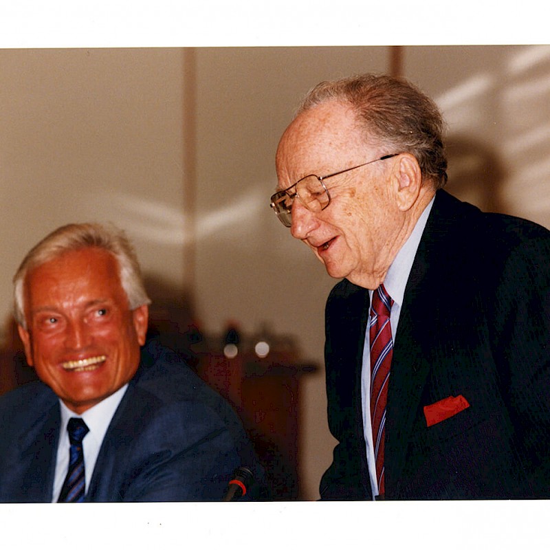 Ben at a United Nations human rights conference in Bonn, Germany, May 1998