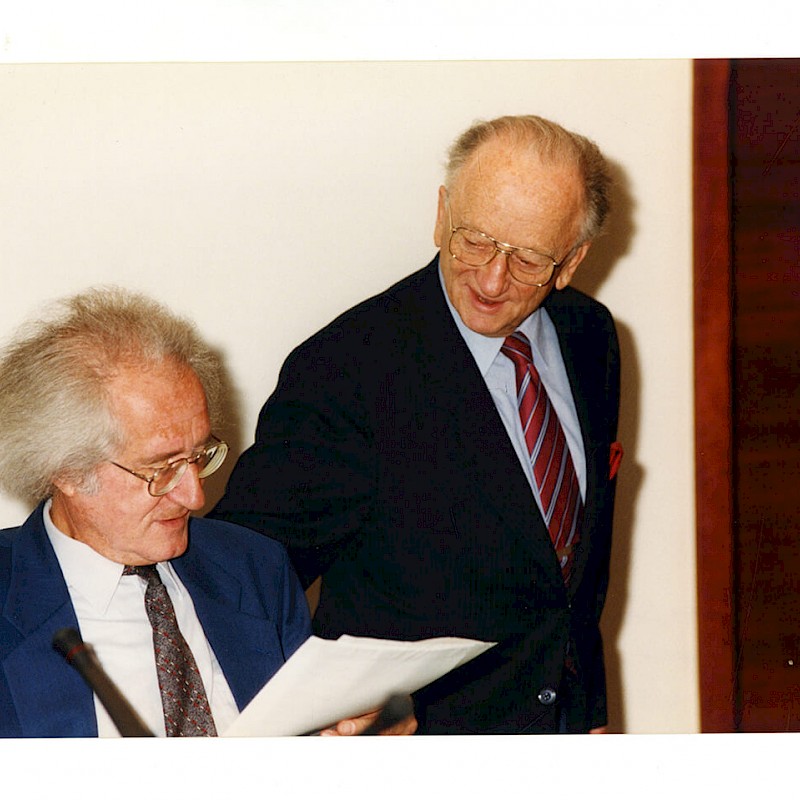 Ben at a United Nations human rights conference in Bonn, Germany, May 1998