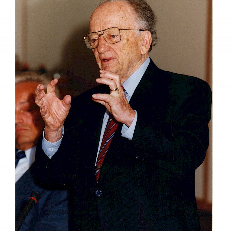Ben at a United Nations human rights conference in Bonn, Germany, May 1998