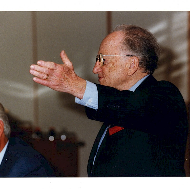 Ben at a United Nations human rights conference in Bonn, Germany, May 1998