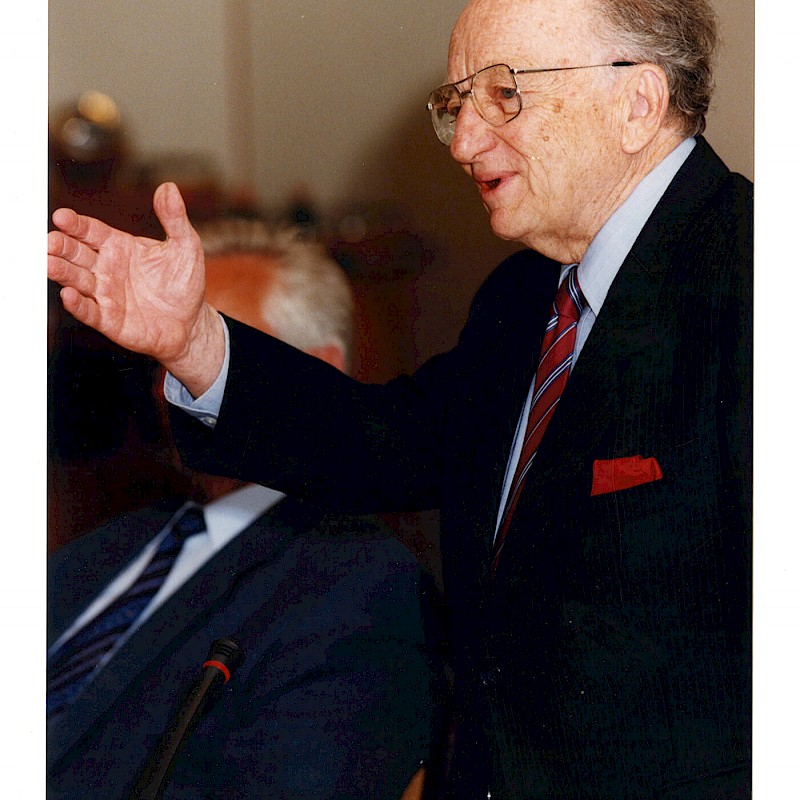 Ben at a United Nations human rights conference in Bonn, Germany, May 1998
