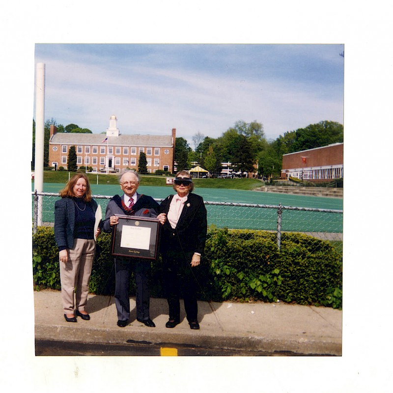 Ben at Iona College, May 15, 1999