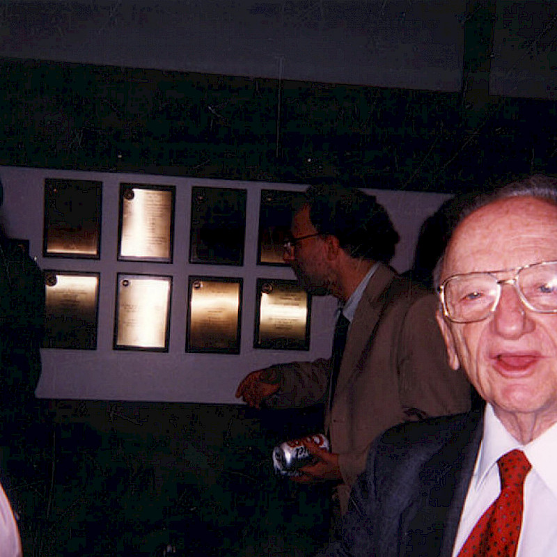 Ben and Gertrude at a UNICEF social event, June 22, 2000