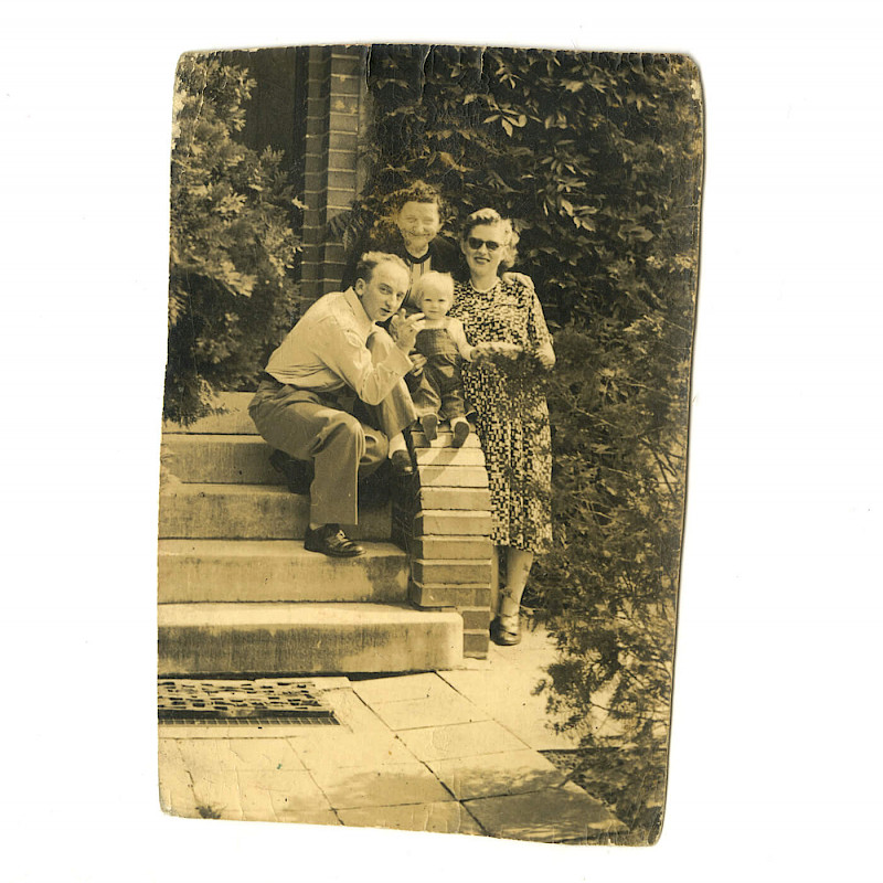 Ben, Gertrude, and family, 1944