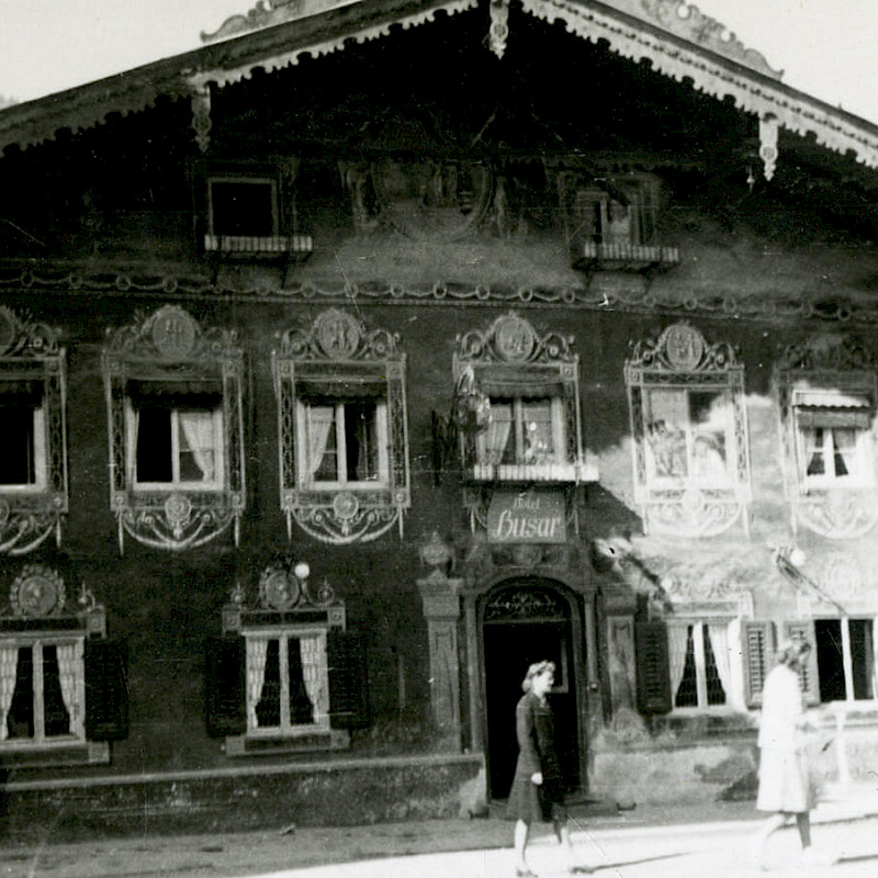 Gertrude in Garmish, Switzerland, September 1946