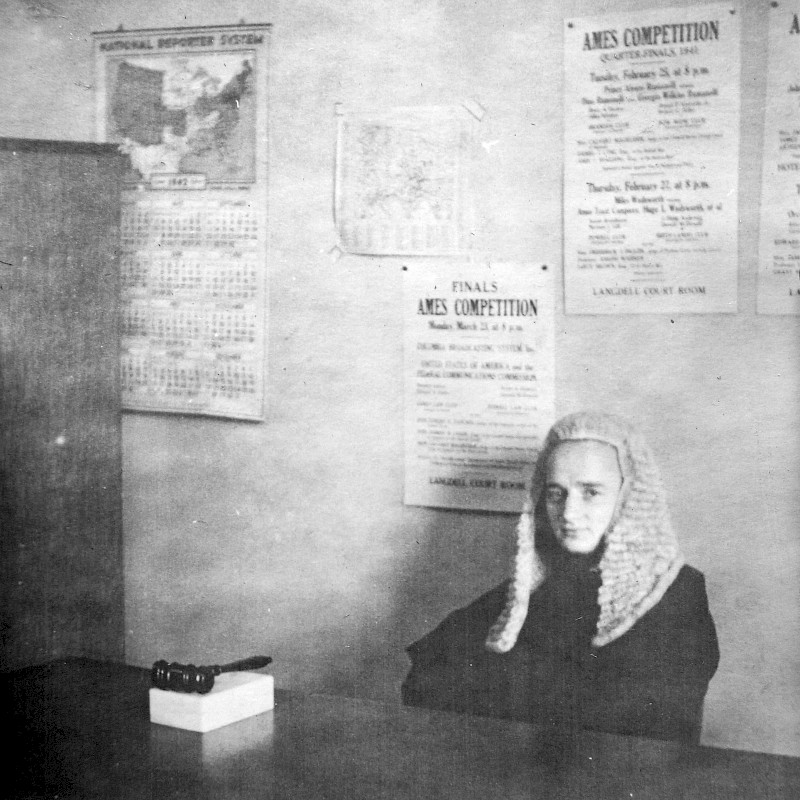 Ben wearing a wig, 1942