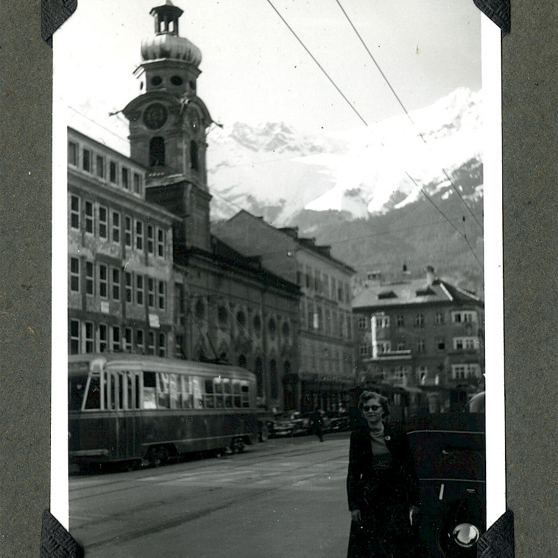 Gertrude in Austria, April 1951