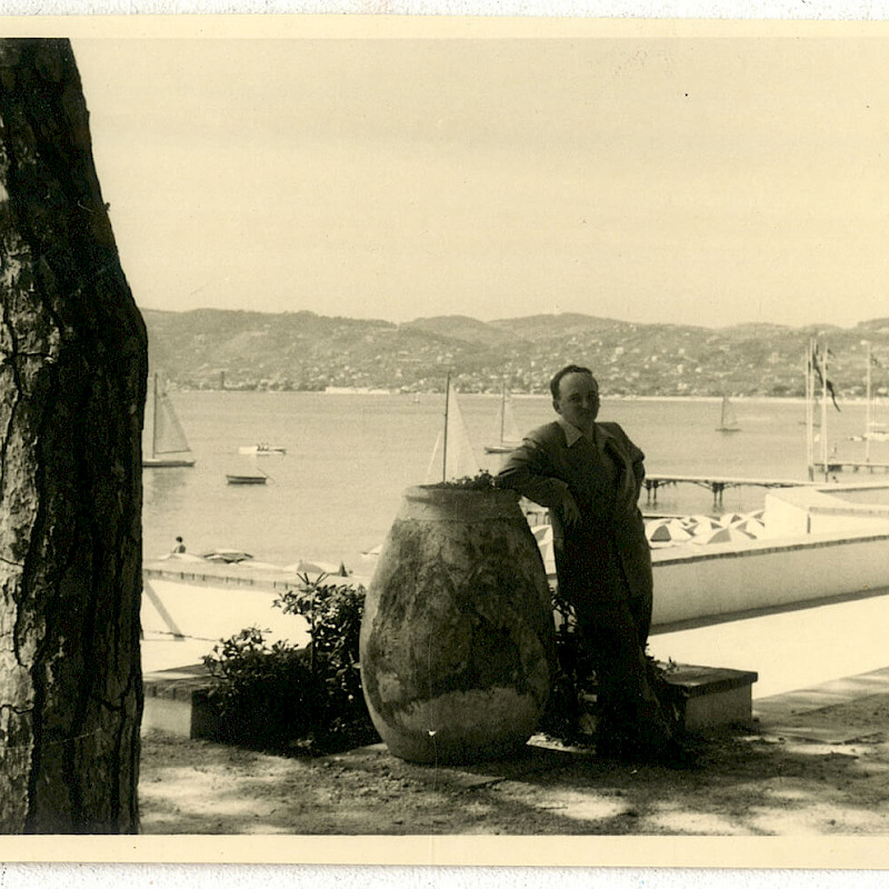 Ben in Capri, Italy, April 1951